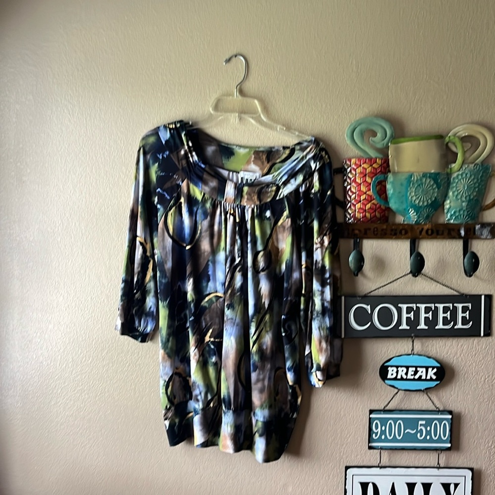 Dressbarn Womens 1X Top